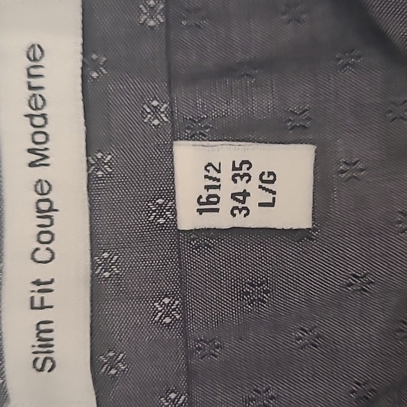 BEN SHERMAN MEN'S GRAY DRESS or CASUAL SHIRT LARGE - Picture 4 of 5